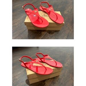 Cole Haan Red Jelly Women's Sandals